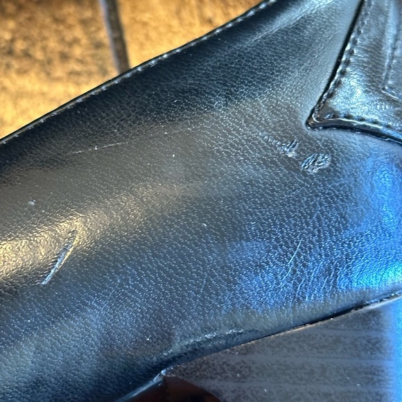 Emergency Exit | 90s Y2K Block Heel, Square Toe Mary Jane Shoes, Size 7 - Picture 9 of 10